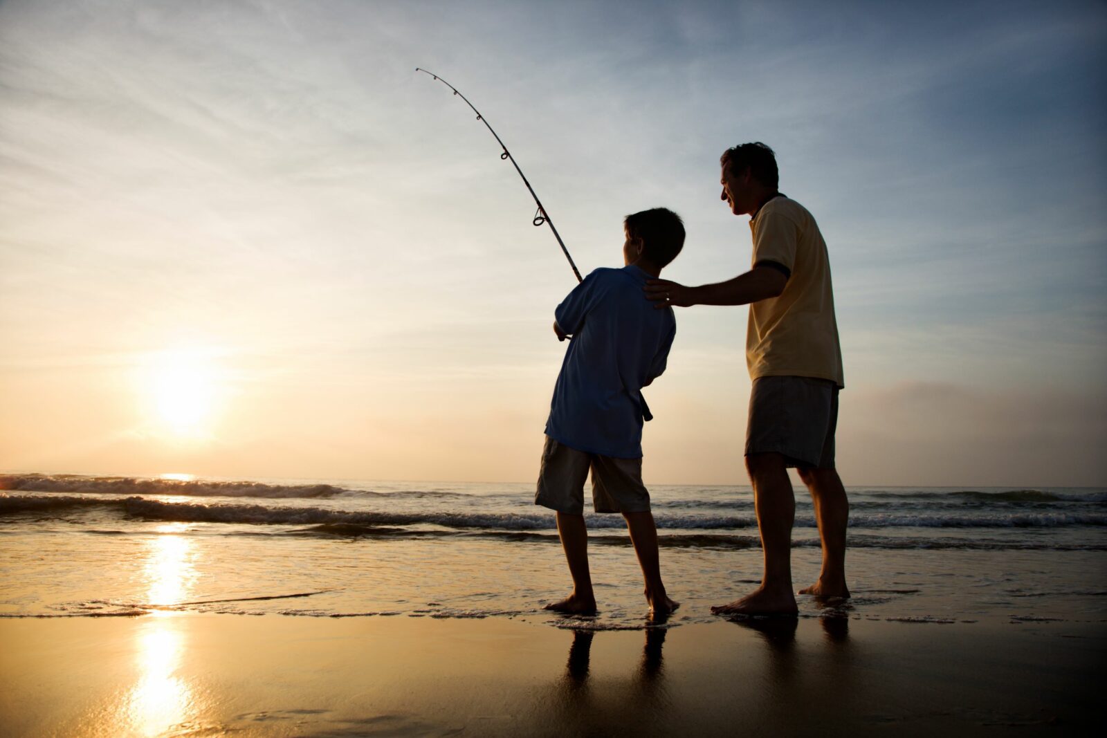 fishing in the morning
